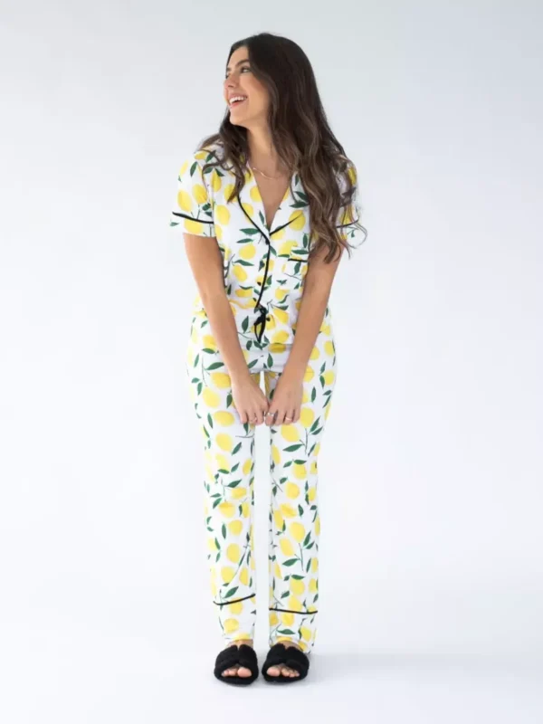 Pijama Feminino Americano Meia Estação Ana Limão Siciliano - Imagem 2