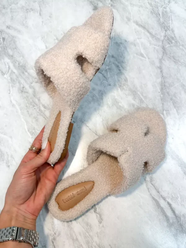 Chinelo Pantufa Sofih Areia - Imagem 2