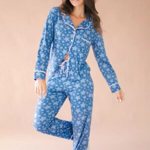 Pijama Feminino Americano Longo Aléxia Stars