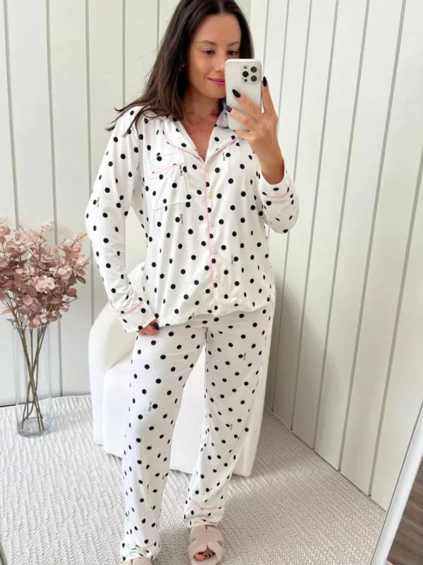 Pijama Feminino Americano Longo Poás - Imagem 3