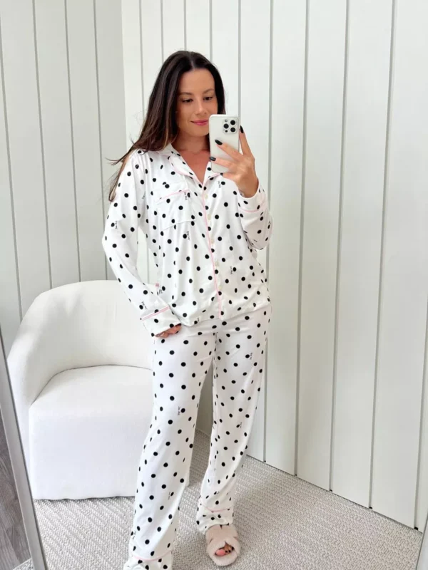 Pijama Feminino Americano Longo Poás