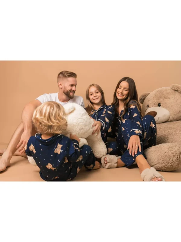 Pijama Infantil Americano Longo Ursos Lua - Imagem 2