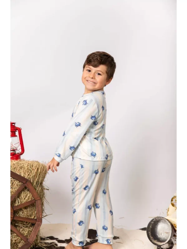 Pijama Infantil Longo Caranguejo - Imagem 2