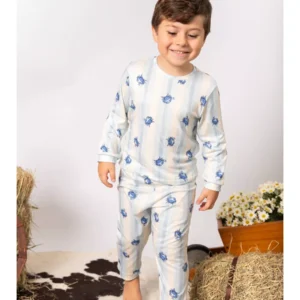 Pijama Infantil Longo Caranguejo